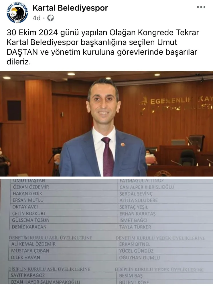Umut Daştan Güven Tazeledi