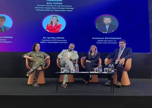 TUZLA TEKMER, GEV GELECEK ZİRVESİ’NDE AKILLI ŞEHİRLER, YEŞİL VE MAVİ EKONOMİ VİZYONUNU ANLATTI