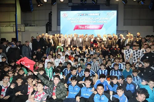 AMATÖR SPOR KULÜPLERİNE BÜYÜK DESTEK
