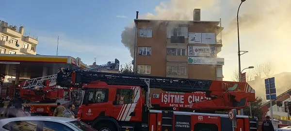 Kartal’da Korkutan Yangın 
