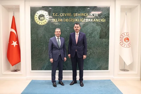 Başkan Ahmet Cin’den Bakan Murat Kurum’a Ziyaret