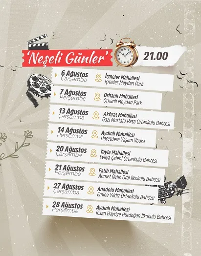 NOSTALJİ DOLU SİNEMA GECELERİ DEVAM EDİYOR