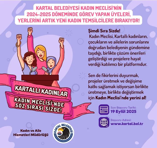 KARTALLI KADINLAR, KADIN MECLİSİ’NDE SÖZ SIRASI SİZDE 