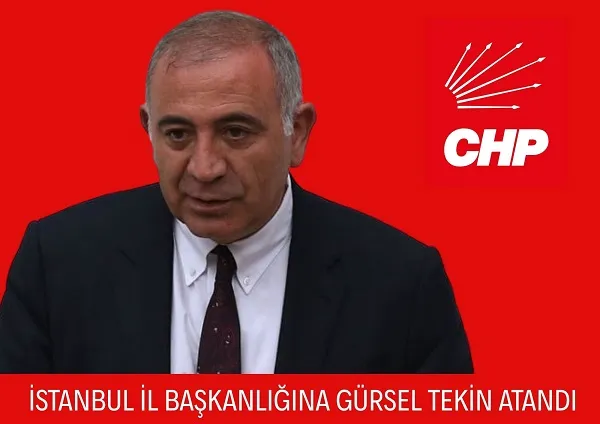 İSTANBUL İL BAŞKANLIĞINA GÜRSEL TEKİN ATANDI