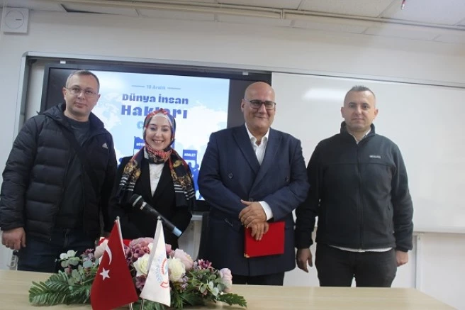 Vural Dağtekin Atalar Mesleki ve Teknik Anadolu Lisesi öğrencileriyle bir araya geldi